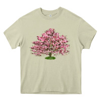 Mossy Flowering Dogwood Tree Heavy Core Tee - LillyAllenDesigns