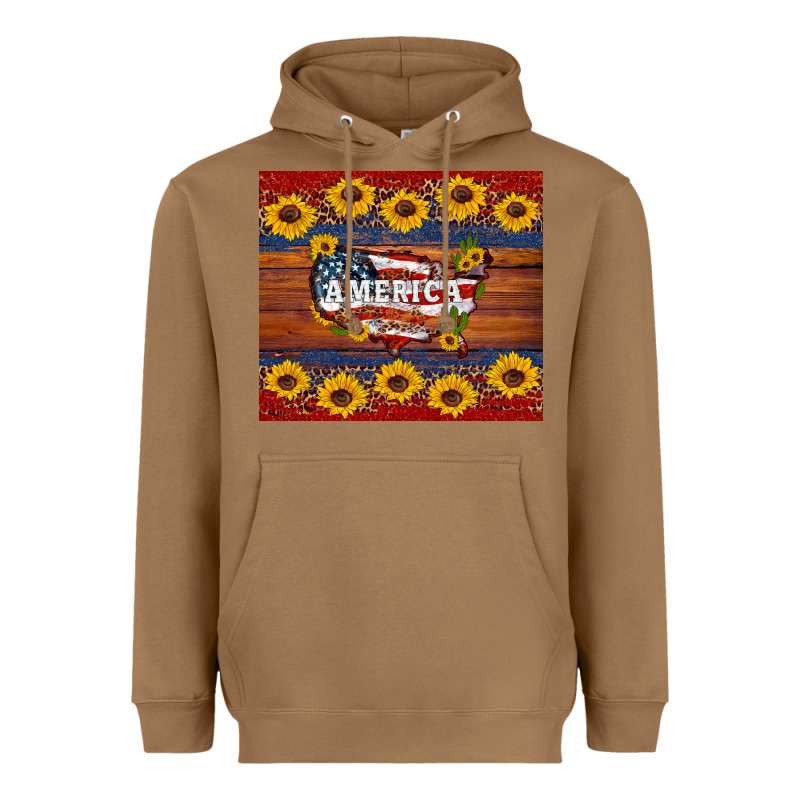 Usa Map Heavyweight Hoodie by Artiststas | Teevron