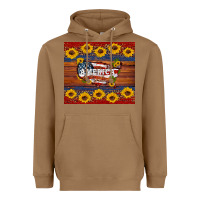 Toasted Coconut usa map Heavyweight Hoodie - Artiststas