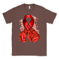 Chestnut Red ribbon with boxing gloves Classic Tee - NancyCooperArtShop