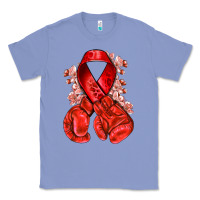 Colony Blue Red ribbon with boxing gloves Classic Tee - NancyCooperArtShop