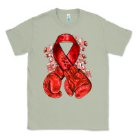 Matcha Red ribbon with boxing gloves Classic Tee - NancyCooperArtShop