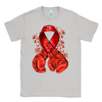 Moon Dust Red ribbon with boxing gloves Classic Tee - NancyCooperArtShop
