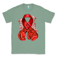 Sage Red ribbon with boxing gloves Classic Tee - NancyCooperArtShop