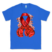 True Royal Red ribbon with boxing gloves Classic Tee - NancyCooperArtShop