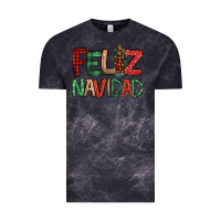 Cloud Black Feliz Navidad our lady of Guadalupe Christmas Vintage Tee - Jasminsmagicworld