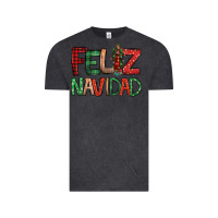 Vintage Black Feliz Navidad our lady of Guadalupe Christmas Vintage Tee - Jasminsmagicworld