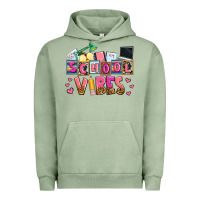 Pigment Oil Green school vibes Urban Hoodie - AdoDesignShop