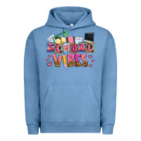 Pigment Pebble Blue school vibes Urban Hoodie - AdoDesignShop