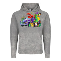 Cloud Rock mardi gras gnome on the truck Vintage Hoodie - CowGirlArtShop
