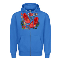 True Royal christmas crocin around the tree Zipper Hoodie - CowhideDigitalArt