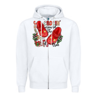 White christmas crocin around the tree Zipper Hoodie - CowhideDigitalArt