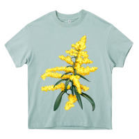 Arona Botanical Goldenrod Heavy Core Tee - LillyAllenDesigns