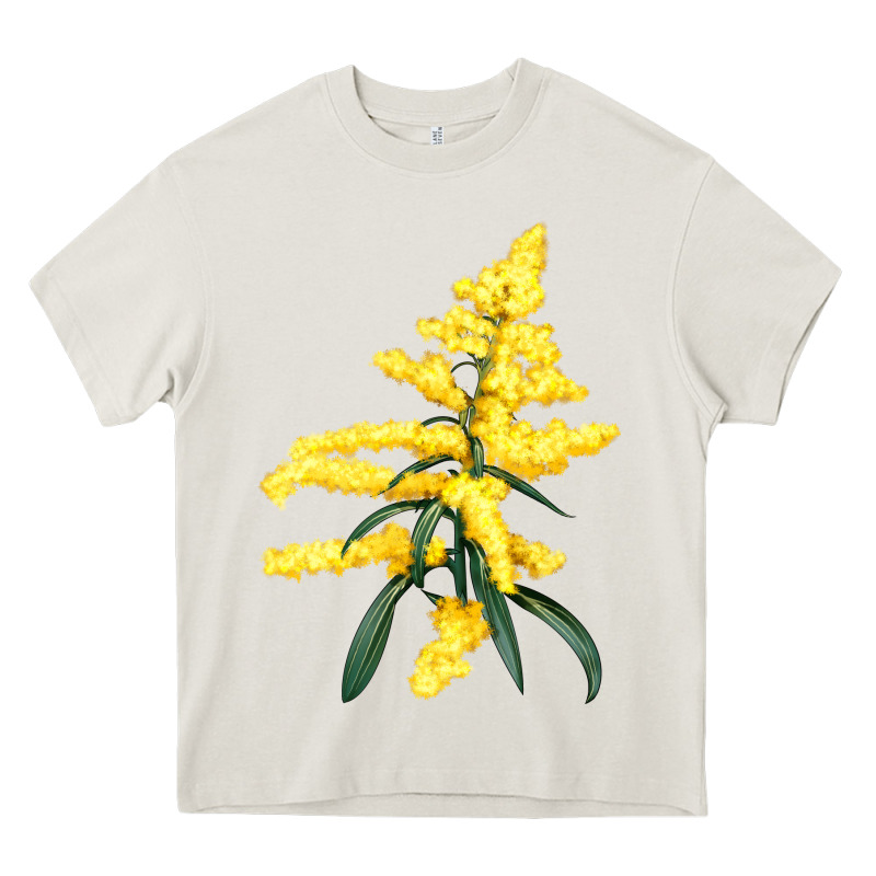 Botanical Goldenrod Heavy Core Tee by LillyAllenDesigns | Teevron