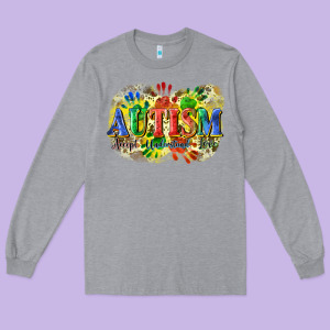 Autism Accept Understand Love Long Sleeve Tee Designed By Cowgirlartshop