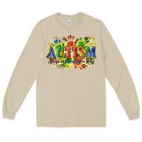 Mushroom Autism accept understand love Long Sleeve Tee - CowGirlArtShop