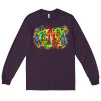 Plum Autism accept understand love Long Sleeve Tee - CowGirlArtShop