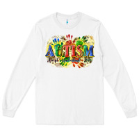 White Autism accept understand love Long Sleeve Tee - CowGirlArtShop
