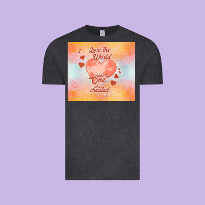 Love The World Like The One Vintage Tee Designed By Tumblerdesignbyshophia