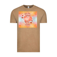 Vintage Coffee love the world like the one Vintage Tee - TumblerDesignByShophia