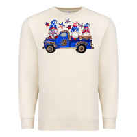 American Flag Gnomes Truck Premium Sweatshirt | Teevron