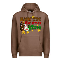 Chestnut Bloody Type Christmas Tree Premium Hoodie - FaDigitalArtStudio