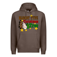 Coffee Bloody Type Christmas Tree Premium Hoodie - FaDigitalArtStudio