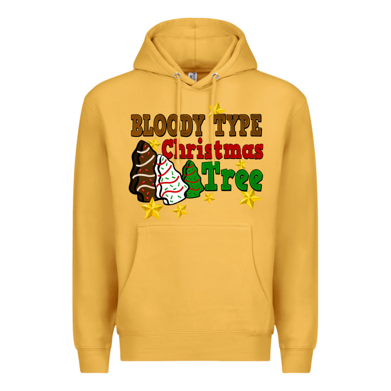 Bloody Type Christmas Tree Premium Hoodie by FaDigitalArtStudio | Teevron