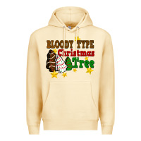 Pina Colada Bloody Type Christmas Tree Premium Hoodie - FaDigitalArtStudio