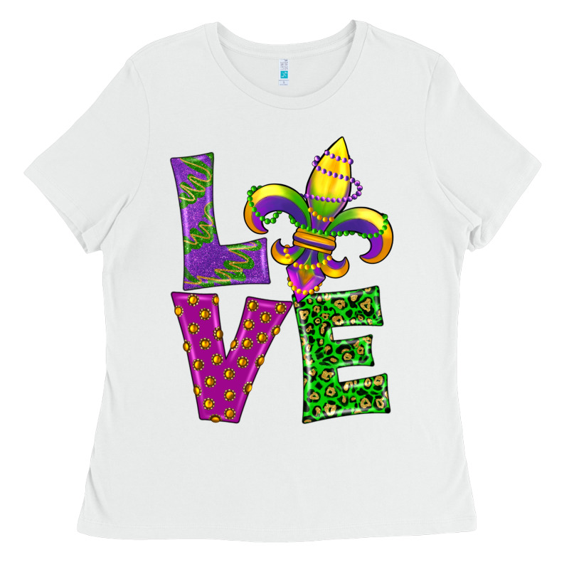 Mardi Gras Love Ladies Tee by RanaPortraitStore | Teevron