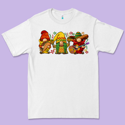 Cinco De Mayo Gnomies Premium Tee Designed By Barkaloodesign