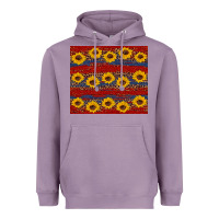 Lavender usa and sunflower pattern Heavyweight Hoodie - Artiststas