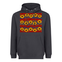 Smoke usa and sunflower pattern Heavyweight Hoodie - Artiststas