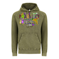 Vintage Olive mardi gras pharmacy tech Vintage Hoodie - CowGirlArtShop