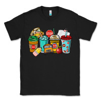 Black school bus driver coffee cups Classic Tee - NancyCooperArtShop