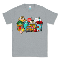 Heather Grey school bus driver coffee cups Classic Tee - NancyCooperArtShop