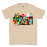 Mushroom school bus driver coffee cups Classic Tee - NancyCooperArtShop