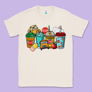 School Bus Driver Coffee Cups Classic Tee Designed By Nancycooperartshop