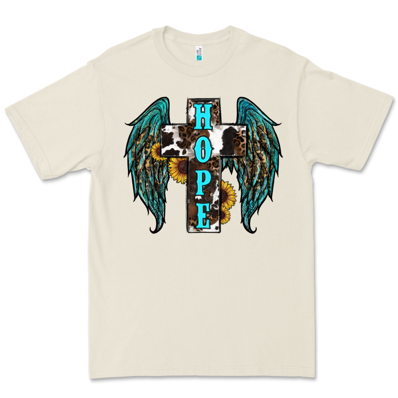 Western Wings Cross Hope Premium Tee by RanaPortraitStore | Teevron