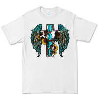 White Western Wings Cross Hope Premium Tee - RanaPortraitStore