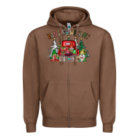 Chestnut hanging with my gnomies Zipper Hoodie - CowhideDigitalArt