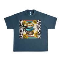 Midnight Navy ocd with cow Urban Heavy Tee - TumblerDesignByShophia