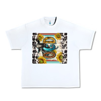 White ocd with cow Urban Heavy Tee - TumblerDesignByShophia