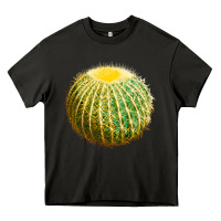 Asphalt Golden Barrel Cactus Heavy Core Tee - LillyAllenDesigns