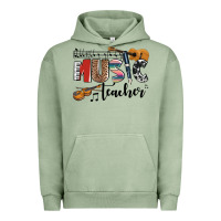 Pigment Oil Green music teacher Urban Hoodie - AdoDesignShop