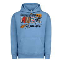 Pigment Pebble Blue music teacher Urban Hoodie - AdoDesignShop