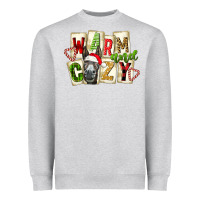 Heather Grey warm and cozy donkey Heavyweight Sweatshirt - FaDigitalArtStudio