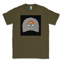 Army Green capt america Classic Tee - Rosma