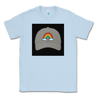 Dusty Blue capt america Classic Tee - Rosma