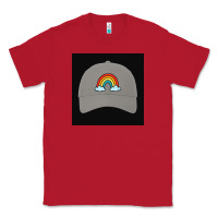 Red capt america Classic Tee - Rosma